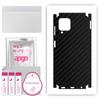 apgo Protective Skin Sticker for the Back+sides Compatible with Samsung Galaxy A22, Full Wrap Film, Foil, Vinyl - Pattern Carbon Black