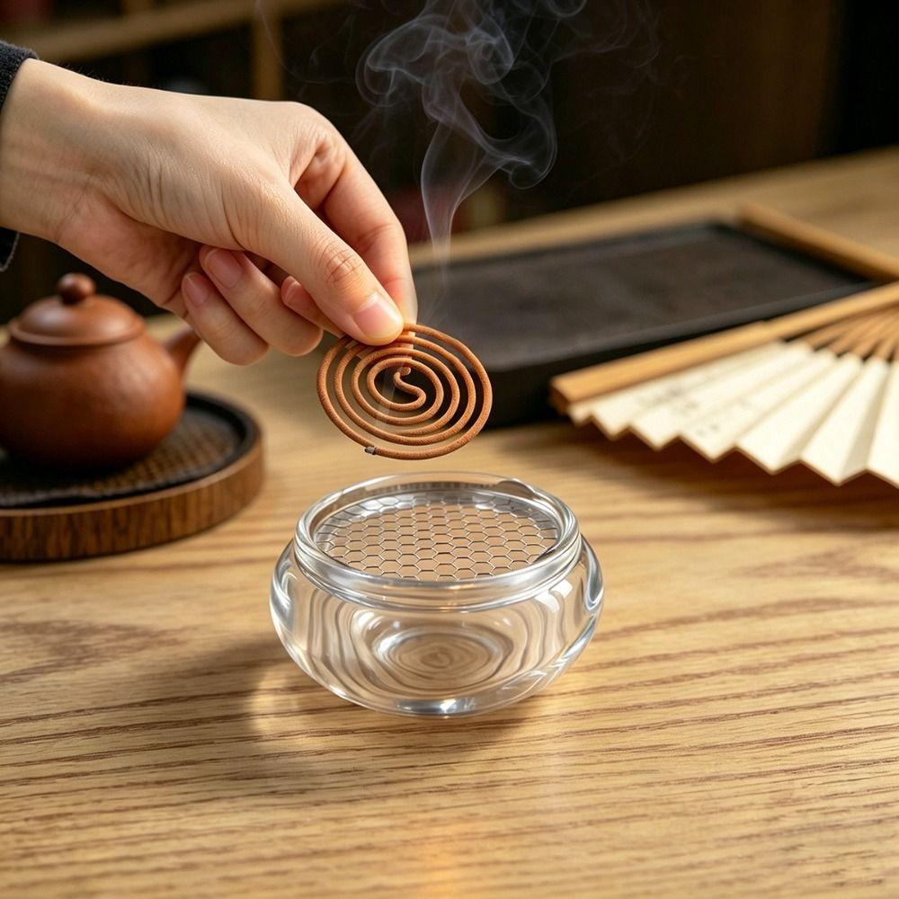 Creative Aromatherapy Stove Glass Fragrance Censer Ancient Style Incense Burner Home Decor
