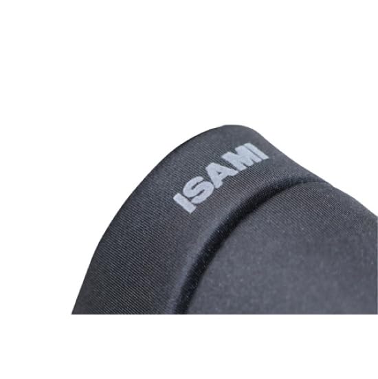 ISAMI Isami Knee Guard Foot Shin Knee Support Martial Arts Martial Arts Karate Kickboxing After Mixed Martial Arts M L-1103 (Black, (Free))