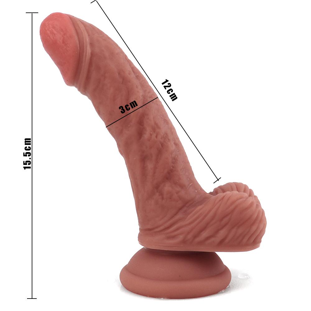 Силиконовый реалистичный фаллоимитатор для женщин