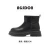 Augustine Martin boots women's 2025 new winter velvet thickened low-top short boots platform bread snow cotton shoes
