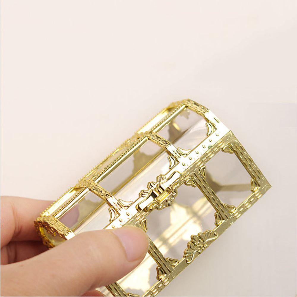 Cute Souvenir Trinket Organizer Crystal Gem Treasure Chest Jewelry Storage Pirate Candy Box