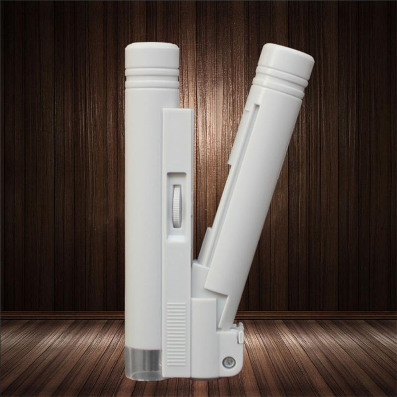 High Power 150X Enlarge Handheld Microscope with Build In Illuminate Battery Operated Microscope for Detailed Observation