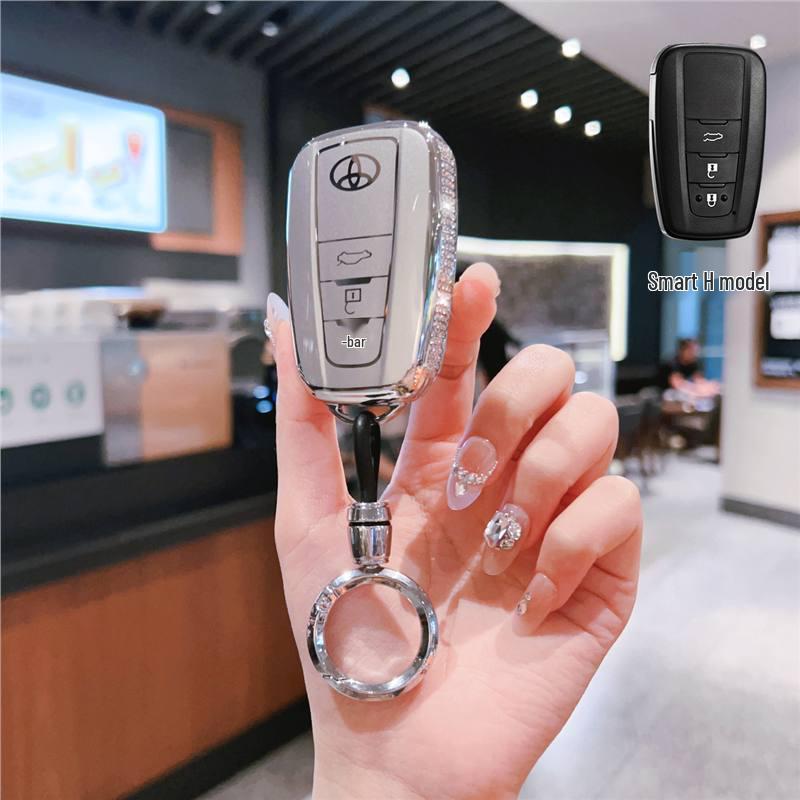 Toyota Key Cover: 8th Gen Levin, Camry, Corolla, Asia Dragon, Wildlander - Cartoon Design for Women