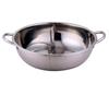 24-40cm Stainless Steel 1.5mm Thick Double Ear Soup Cooker Hot Pot Twin Divided Cookware Home Kitchen Round Induction Cooker