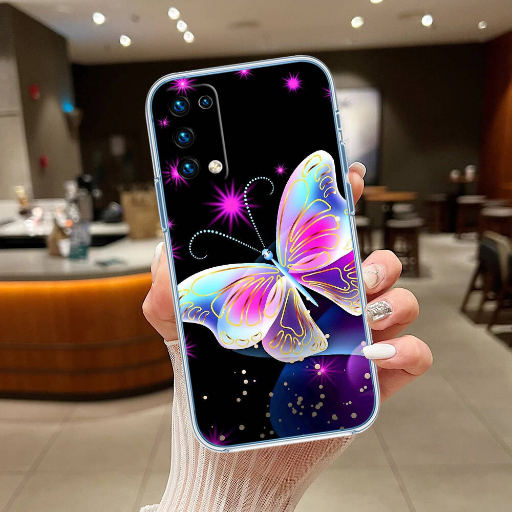 Colorful Butterfly Case for Motorola G10 G20 G04 E30 E40 E22 E20 E13 E15 G22 G23 G05 G75 G35 G55 E22S E7 G6 G7 G8 G9 Plus Power Play