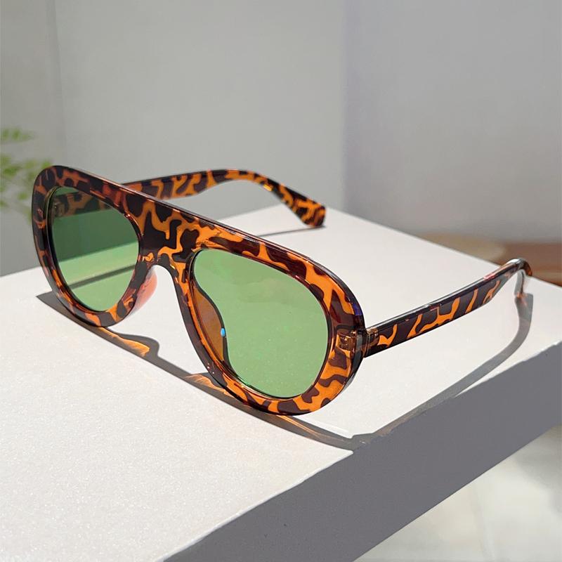 Солнцезащитные очки-авиаторы мужские винтажные с цветной оправой в стиле «конфетти», для улицы, повседневные, женские, ретро, стильный дизайн, защита от УФ-лучей, декоративные