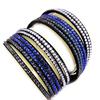 [L1345] - Blue 'Sissi' Designer Bracelet (2 Rounds)