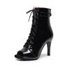 Designer Brand Women Party Boots Summer Sexy Open Toe Stiletto High Heel Footwear Ladies Latin Dance Shoes Ballroom Plus Size 45