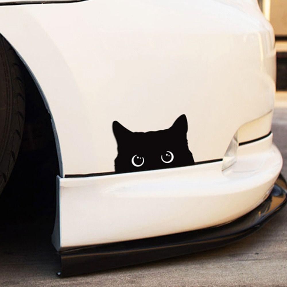 Decoration Car Vinyl Decal Auto Decoration Sticker Big Eyes Cat Sticker Car Window Sticker