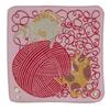 Kata Kata Fluffy Cat and Yarn Made In Towel, Design, Pink, Japan, 70020-109