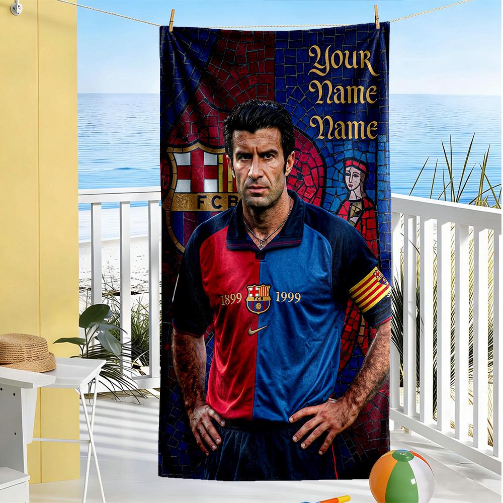 Jorge Lorenzo Customize Your Name Beach Towel Soft Durable Quickdry Suitable For Swimming Gym Camping Yoga Vacation