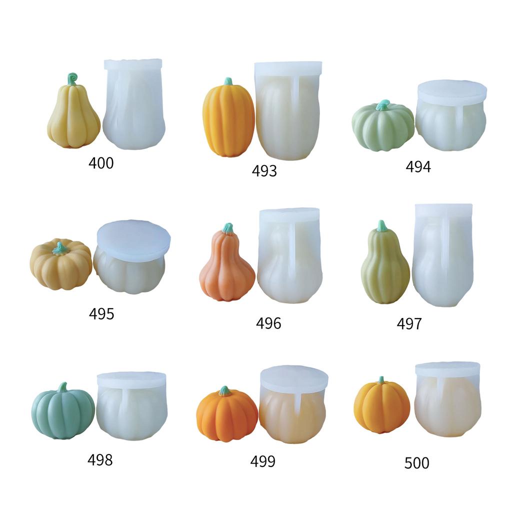 Нежная силиконовая форма для тыквы, сделай сам, формы для восковых свечей, форма для литья ароматерапевтического мыла, подарок ручной работы на День благодарения