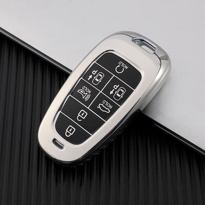 7 кнопок ТПУ чехол-крышка для ключа автомобиля для 2020 2021 Hyundai Sonata Nexo DN8 Santa Fe TM Tucson NX4 Staria Ioniq аксессуары
