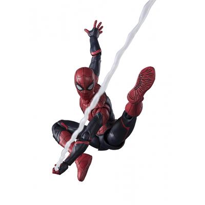 Улучшенный костюм Человека-паука SHFiguarts (Человек-паук: Далеко от дома) приблизительно. Окрашенная подвижная фигура из АБС и ПВХ, 150 мм