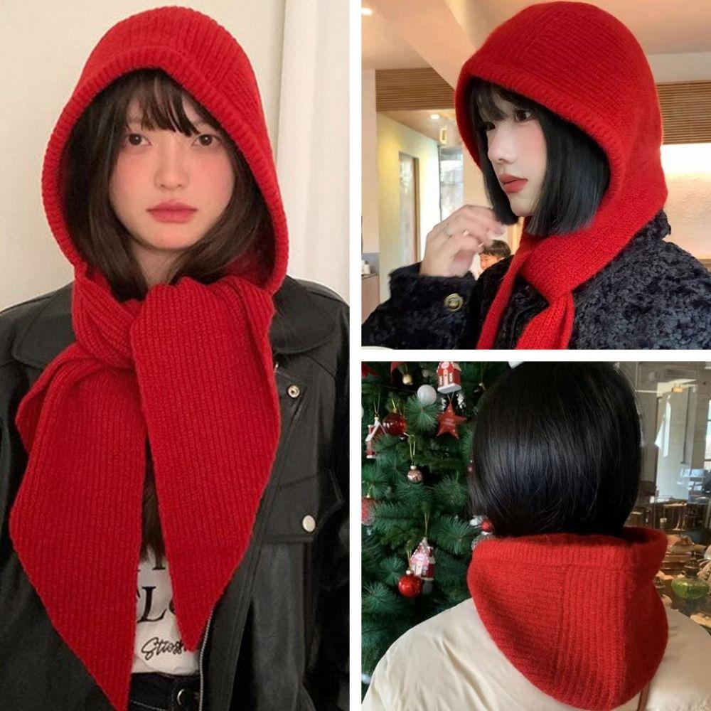 Pullover Hat Balaclava Hat Scarf Cap Knitted Hat Warm Winter Cap Winter/Autumn