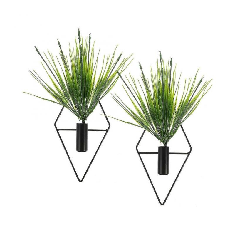 Wall-mounted decorative flower pots, for home decoration, 2-piece set