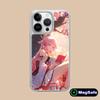Game GI Miko Silver Plating Magsafe Mobile Phone Case for iPhone 17 16 15 14 13 12 11 Air Pro Max Plus Colorful Cover