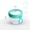 Leakproof Overnight Oat Containers with Lids and Spoons Cereal Cups Yogurt Breakfast On the Go Cups Oatmeal Jars