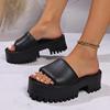 Summer NEW Fashionable Platform Sole Comfortable Open Toe Sandals High Heels Sexy Elegant Fashion Slippers NO:010-1