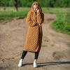 Women's Hooded Thick Knitted Sweater Cardigan Coat Long Sleeve Winter Warm Hooded Cloak