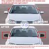 Для VW Golf 4 MK4 1998-2002 Passat B5 Jetta автомобиля боковое зеркало заднего вида наклейка наклейка на крышку крыла внешняя дверь чехол отделка карбоновая авто