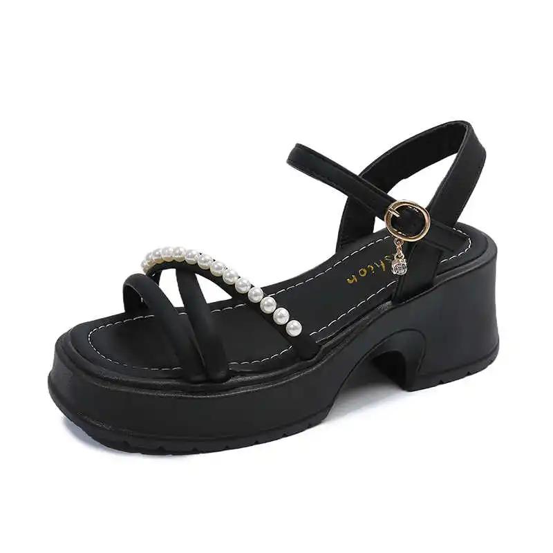 Demi-season Light Weight Women's Shoes Size 46 Summer Beach Slippers Adult Sandal Sneakers Sport Kawaiis Street Play Cool