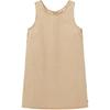 Levis Casual Comfortable Denim Sleeveless Dress Women Dresses Beige 003SJ-0000
