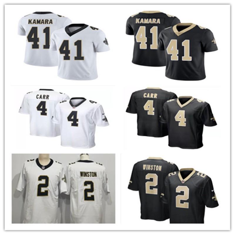 New Orleans Saints NFL Football Jersey Kamara 41 Winston 4 Carr Cotton Sports Fan Apparel Men Women