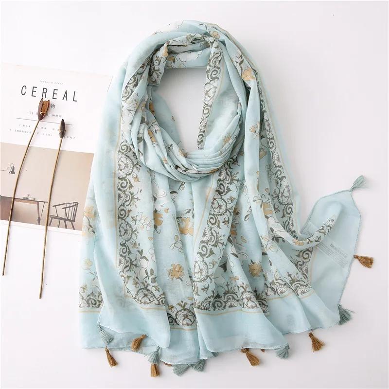 180*85cm Large Silk Satin Scarf Hijab Women Print Spring New Shawl Wrap Female Hand Foulard Pashmina Travel Echarpe NEW