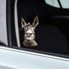 Personalized and Funny Donkey-headed Glass Cart Beautification and Decoration Sticker