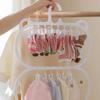 Removable Multi-Clips Drying Hanger Plastic Hanging Drying Rack Socks Drying Hanger  Underwear