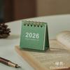 Mini Simple Calendar Small Desk Calendar Creative Coil Calendar Planner Desktop Decoration Office Stationery