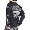 By Our Jeans Custom Design Logo Embroidery Patch Denim Jacket Dark Indigo [Banson] [Custom-ordered Store] & JFV-2302-INDIGO-B (JP, Alphabet, M, (B))