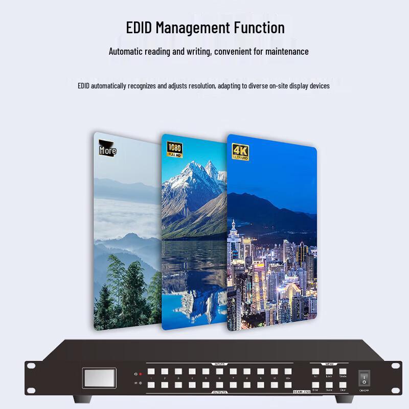 Huachang Vision HC-JZG16A HDMI 4K 16x16 Matrix Switcher (CN version)