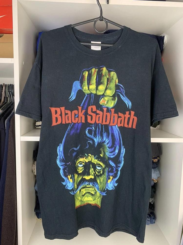 Black Sabbath Борис Карлофф Группа Черная Унисекс Футболка Мужчины Женщины S-5XL Унисекс Футболка