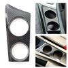 ABS Plastic Center Console Cup Holder Car Water Cup Holder Sticker Trim Cover for BMW E81 E82 E87 E88 1 Series 2004-2011 LHD