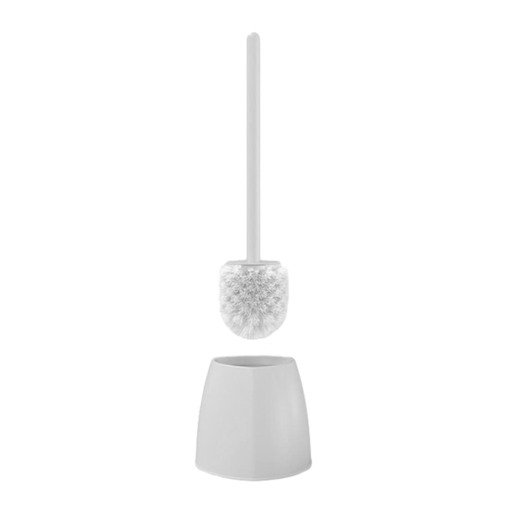 Toilet Brush With Hard Bristles Bathroom Cleaning Bowl Brush Kit Modern And Compact Toilet Cleaner Brush Long Handle Bristles For Bathroom