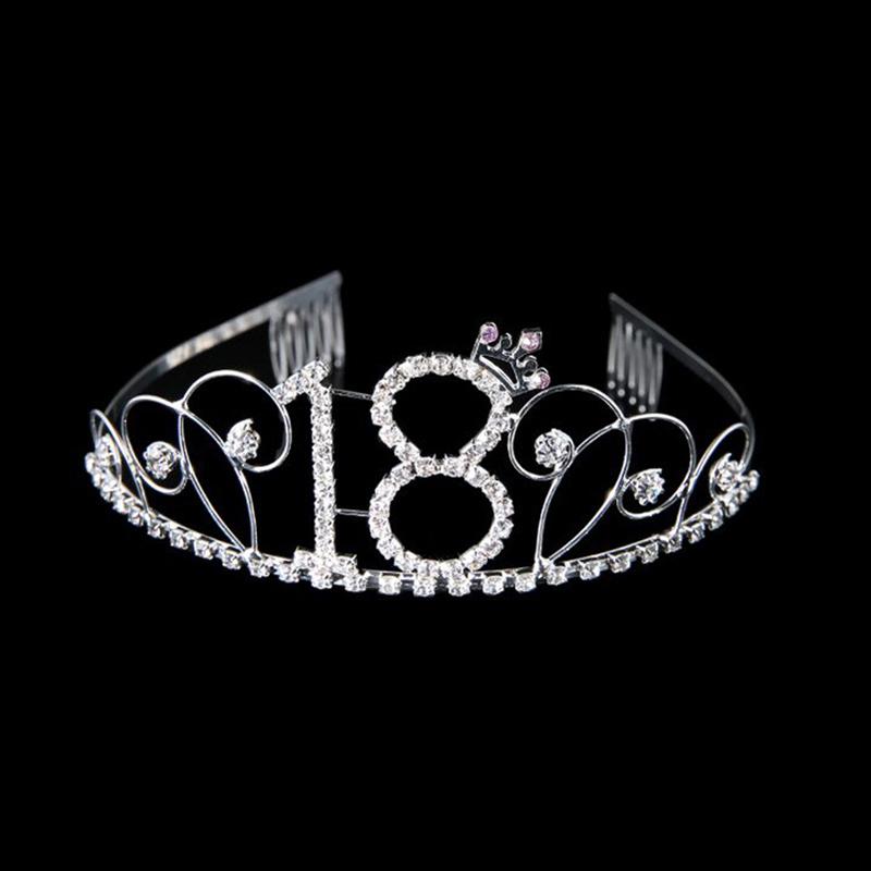 Fashion Headband Headwear Girl Tiara Birthday Crown Party Decoration KTY