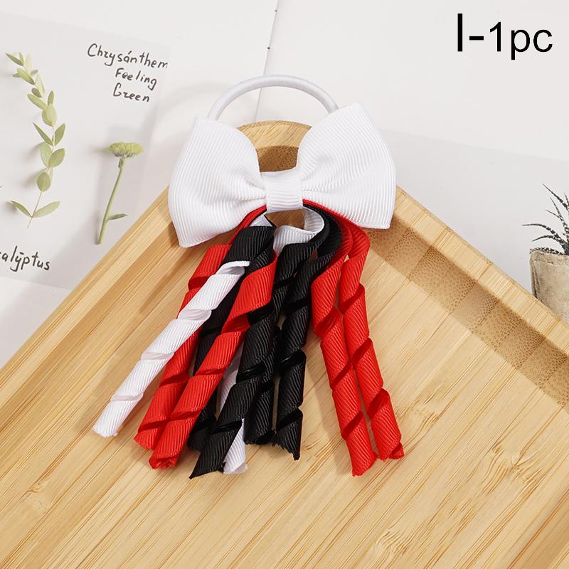 Кольцо для волос для девочек Резинка для волос Болельщица для девочек Повязка на голову с бантом Головной убор Веревка для волос Банты для волос Модные аксессуары для волос