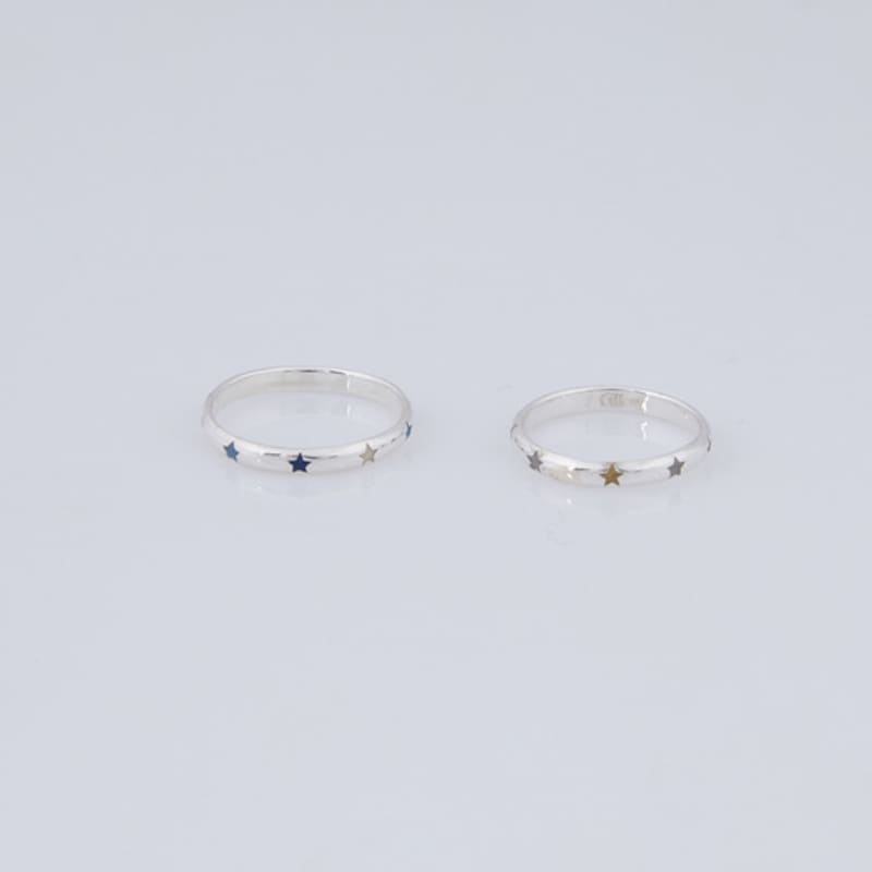 fillow charming patterned star ring color no.13