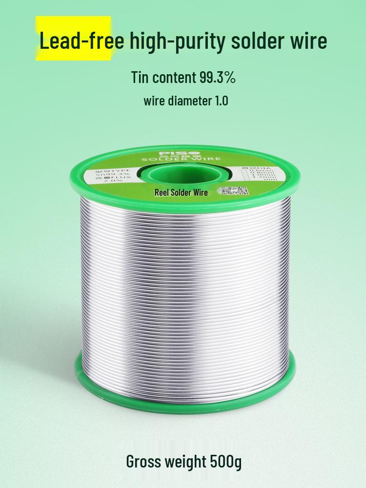 Высокочистая низкотемпературная припойная проволока с канифолью - Идеальна для бытового использования