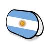 Drapeau Ovale - Publicitaire - Argentine - 70 X 120 Cm - Polyester - Impression Recto/verso