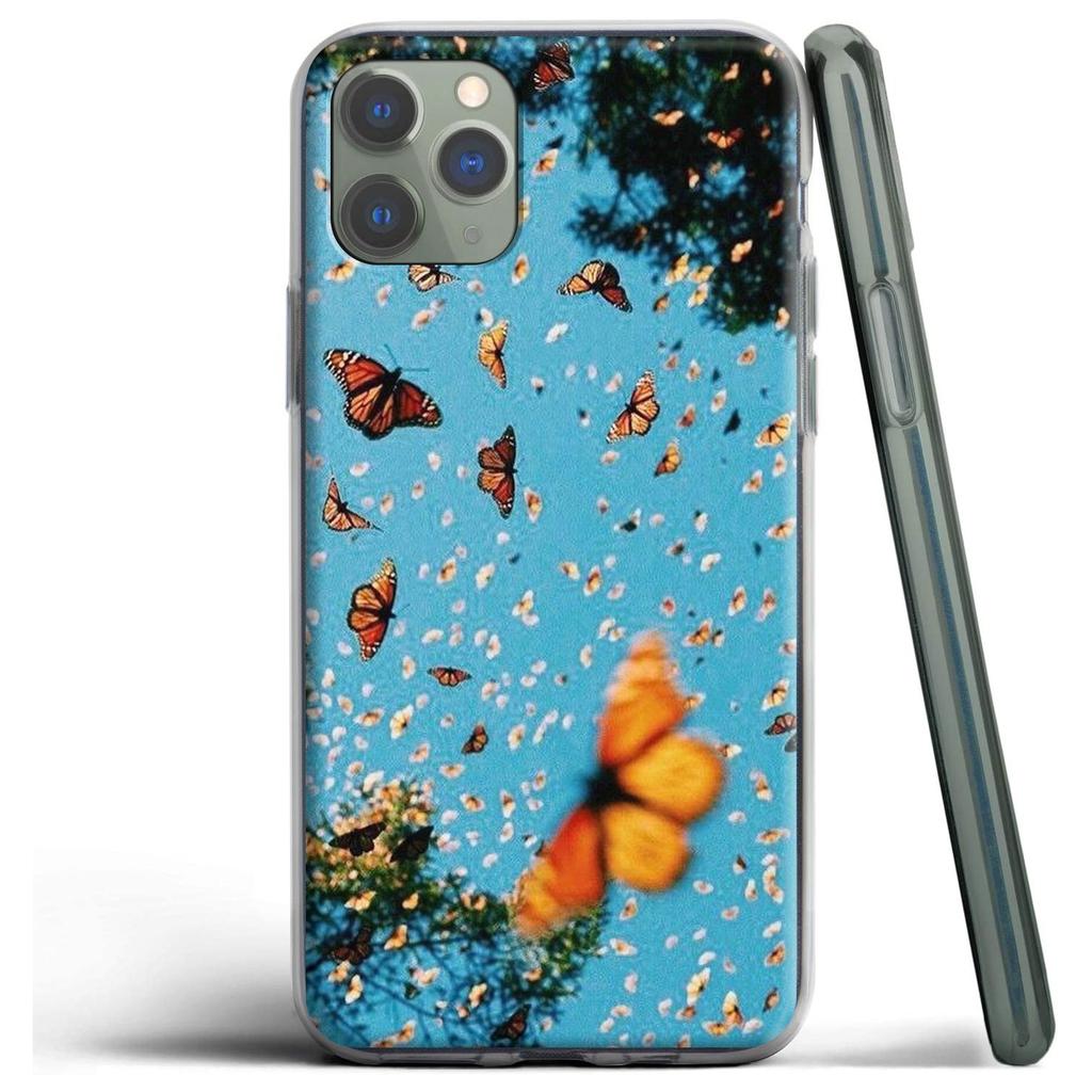 Силиконовый чехол с фантастической эстетикой бабочки для Apple iPhone 12 Mini 11 Pro SE XS X XR Max 8 7 6S 6 Plus 5S