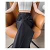 High-Waisted Jeans Women's Summer Thin Height-Boosting Ice Silk Wide-Leg Pants