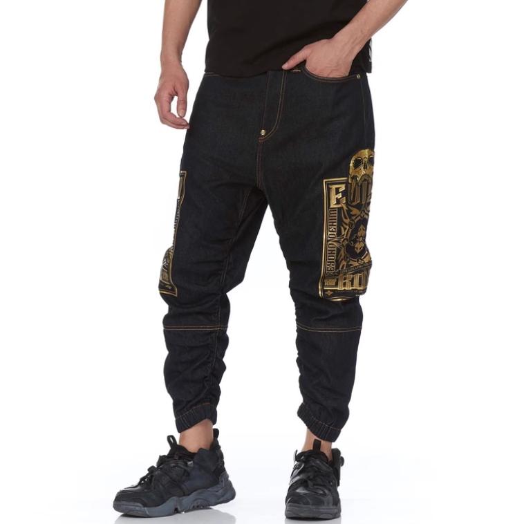 EVISU Jeans Men's Blue Moderate Straight Fit Pants 1ESGNM9JO1663D