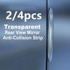 4/2pc Car Door Anti-Collision Stickers Universal Soft Invisible Waterproof Edge Protector for Auto Rearview Mirror Handle Bumper