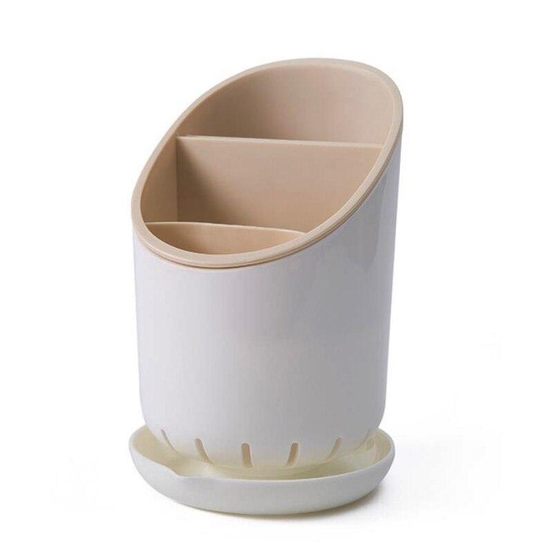 Кронштейн для хранения посуды, пластиковый контейнер для дренажных труб, полка для сушки, подставка, ножи, ложка, вилка, контейнер, кухонный инструмент