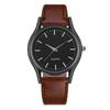 Модные ретро деловые часы для мужчин Reloj Hombre Наручные часы Кожаные часы Кварцевые наручные часы Часы Подарок Relogios Masculino