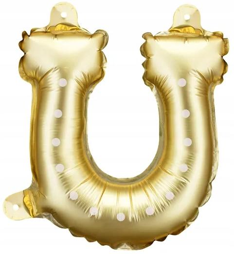 Balony Foliowe Złote Podkowy Do Girland Western Urodziny Party 18X19Cm 3Szt